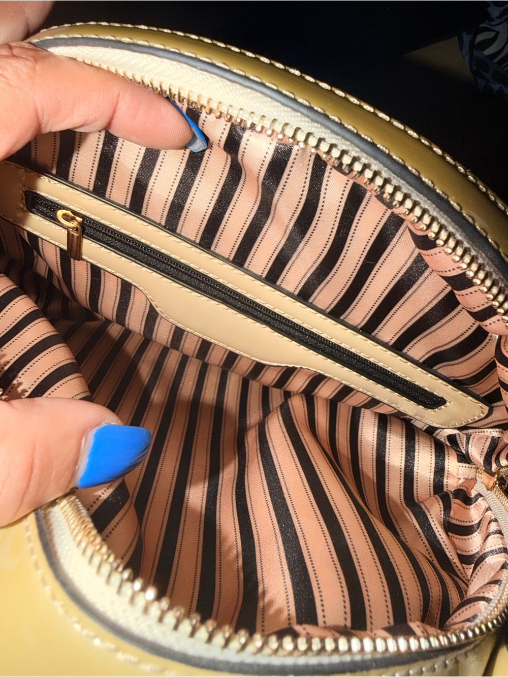 Soft Sage Cream Handbag | Minimal Chic Round Bag - Picture 9 of 15